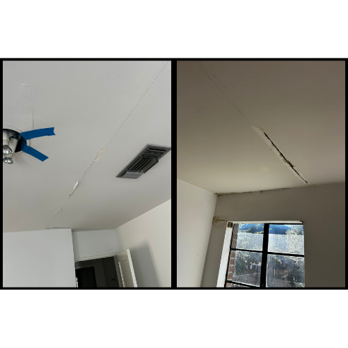 
Order from the client, condition of the ceiling
