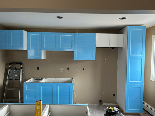 Kitchen cabinets installation