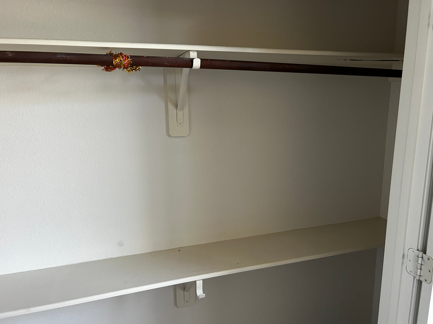 Closet and shelving system installation