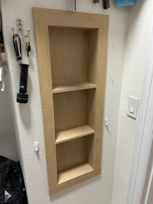 Closet and shelving system installation