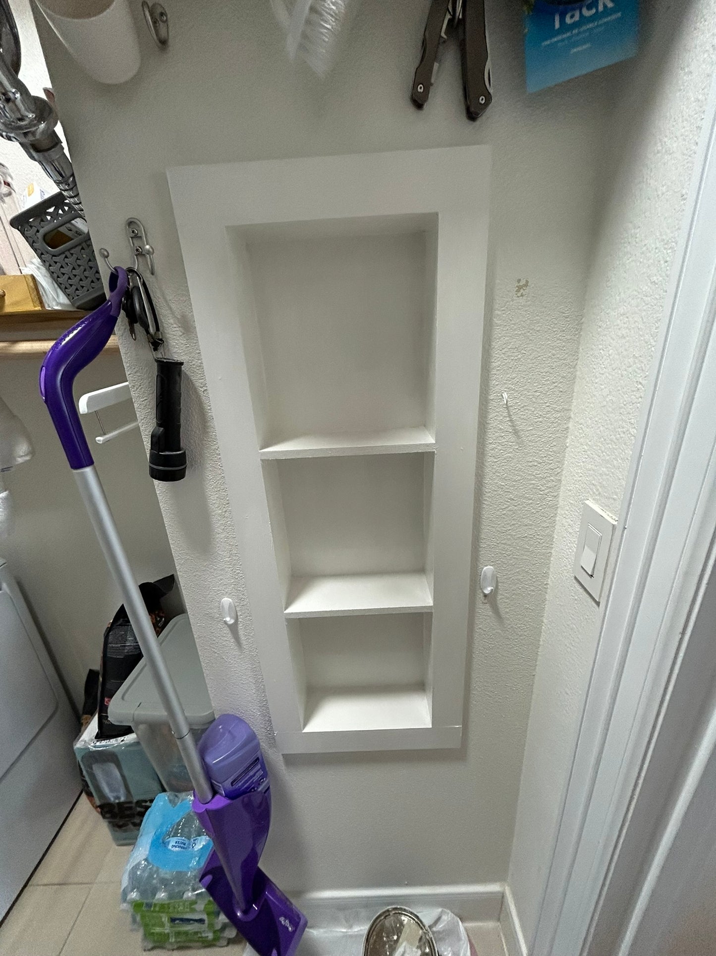 Closet and shelving system installation