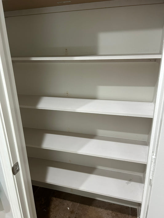 Closet and shelving system installation