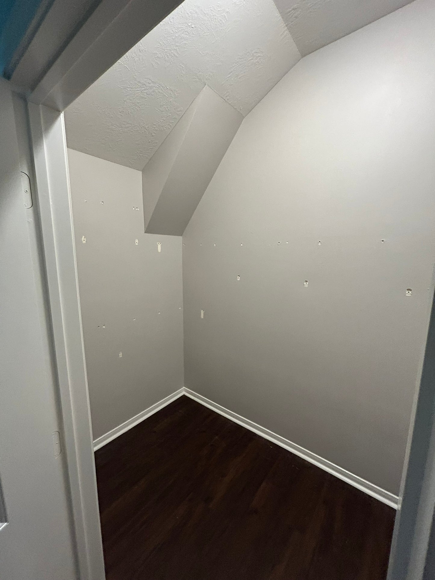 Closet and shelving system installation