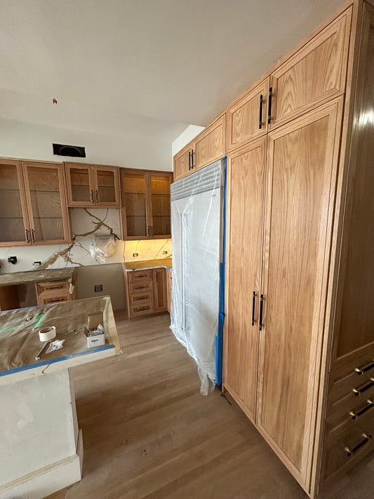 Kitchen cabinets installation