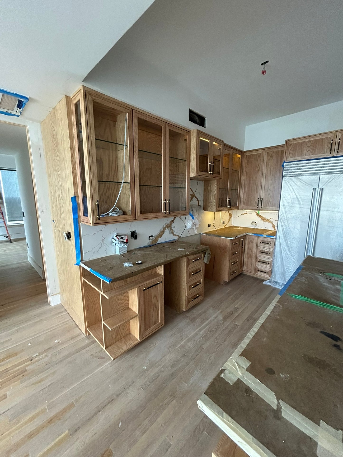 Kitchen cabinets installation