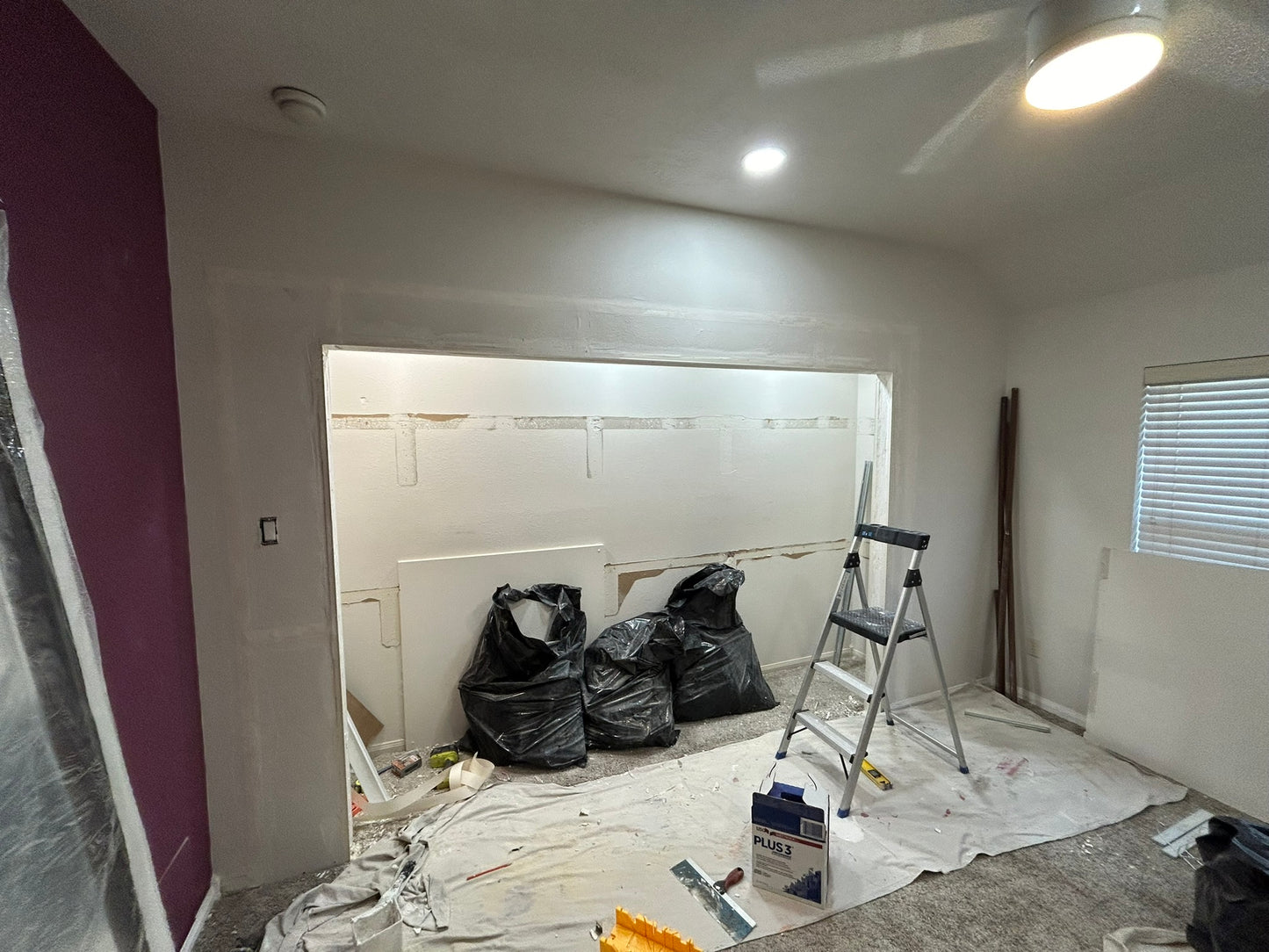 Closet and shelving system installation