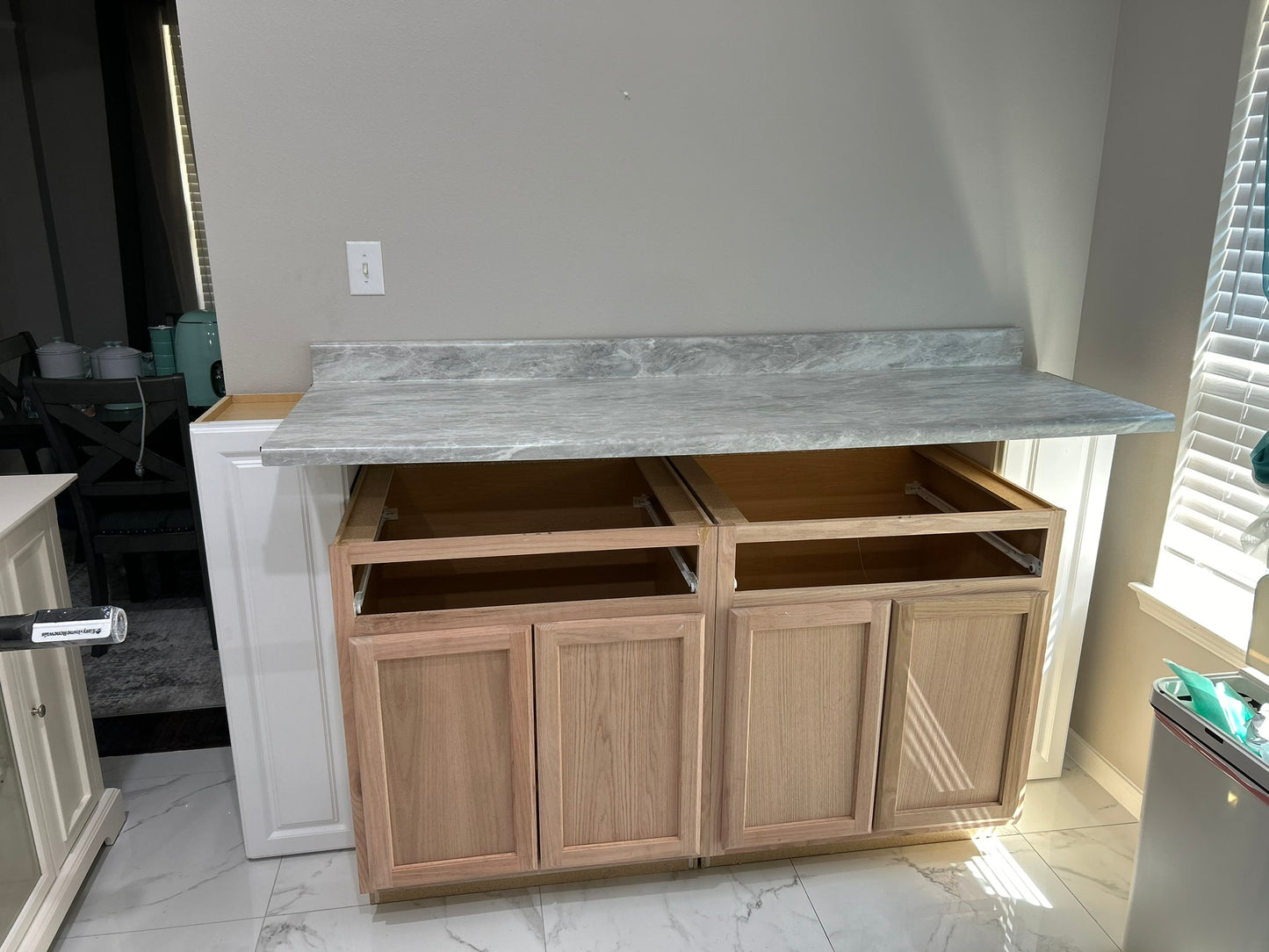 Kitchen cabinets installation