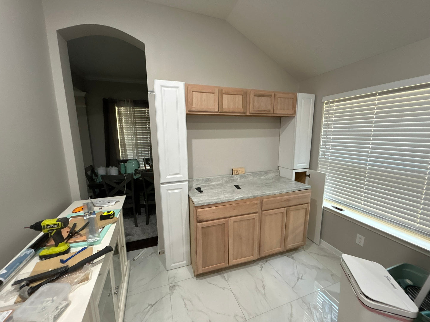 Kitchen cabinets installation