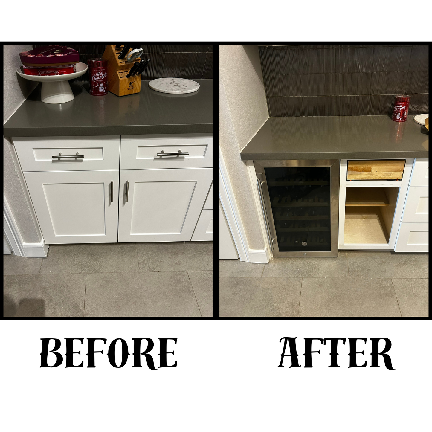 Kitchen cabinets installation